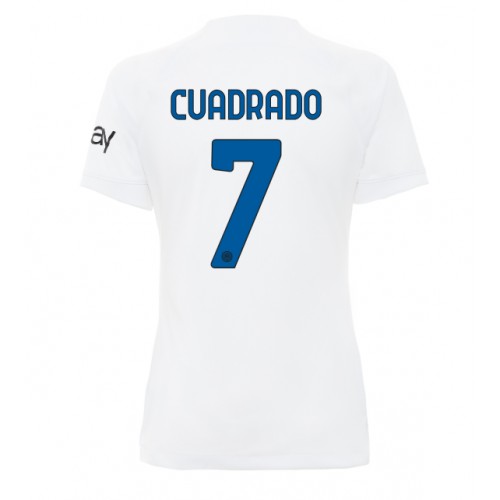 Fotballdrakt Dame Inter Milan Juan Cuadrado #7 Bortedrakt 2023-24 Kortermet